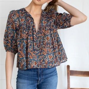 Emerson Fry India Puff Isla Top, Tamara